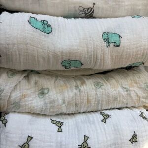 Soft Baby Muslin Swaddle Blankets - 4